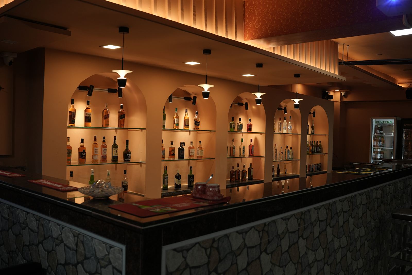 Illuminated Bar Counter & Mixology Station
