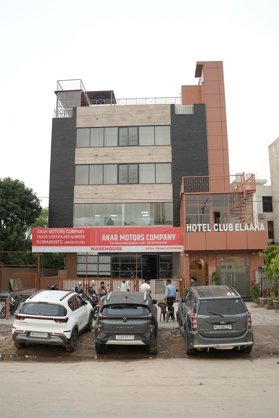 Mani Tower Kalwar Road Full Facade View